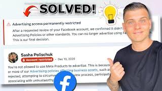 Facebook Advertising Access Permanently Restricted - The ULTIMATE Solution