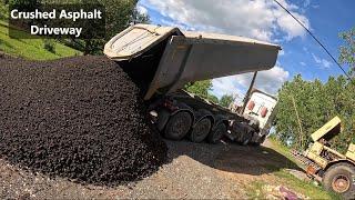 Installing a Crushed Asphalt Driveway