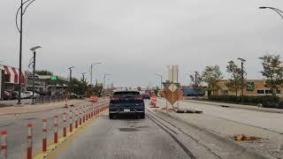 Driving from Omaha to Council Bluffs crossing Missouri River