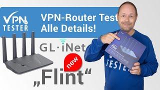 VPN Router Test: Gl.iNet "Flint" das neue Modell bereits getestet! - Wireguard Router VPNTESTER