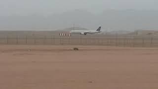 Hail international airport, tack of Saudi airlines