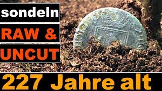 227 Jahre altes Silber - 227 year old silver coin -sondeln  metaldetecting