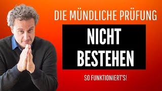 Wie Du durch die mündliche Prüfung als Heilpraktiker für Psychotherapie fällst!