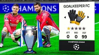 Can I Win UCL with Goalkeepers Only?