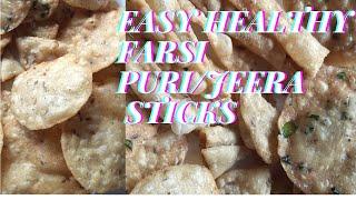 Easy healthy Farsi puri / Jeera sticks - Pani's Kitchen