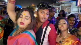 Hulchal Teenmaar Dance At  kondapochamma jathara 2022 | Casio Rahul Teenmaar Dance | Chatal Band