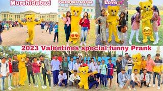 2023 Valentine special Teddy bear prank video || Full funny video 