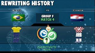 FIFA World Cup 2006 | Brazil vs Croatia |  Rewriting History | Match 28