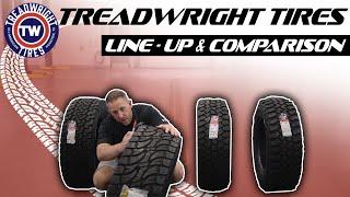 Treadwright Tires Lineup & Comparison