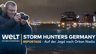 STORM HUNTERS GERMANY: Auf der Jagd nach Orkan Nadia mit Hobby-Sturmjägern | WELT REPORTAGE