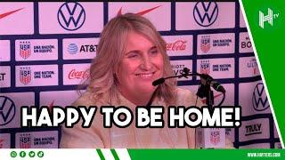 EMMA HAYES hosts press conference from her local Camden pub! Ahead of Lionesses vs USWNT clash