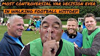 Most Controversial 'VAR' Decision Ever in Walking Football History! Epic Match!