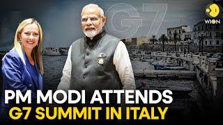 G7 Summit 2024 Italy LIVE: Indian PM Modi Attends G7 Summit in Italy | G7 Summit  LIVE | WION LIVE