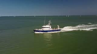 2021 July - Coast Guard in Westende, Belgium - Drone Footage