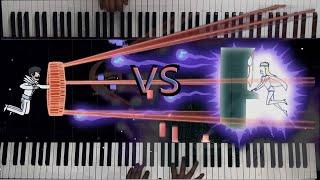 Regular Show gary vs david syntheizer duel cover midi