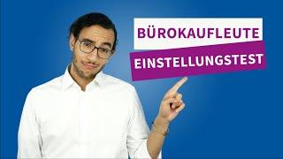 Einstellungstest Kaufmann / Kauffrau für Büromanagement (2024) #einstellungstest #ausbildung