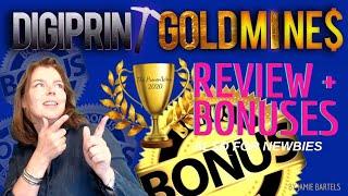 DIGIPRINT GOLDMINES REVIEW & BONUSES WARNING DON'T GET DIGIPRINT GOLDMINES WITHOUT MY BONUSES