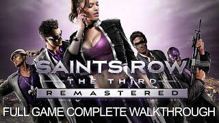 Saints Row 3 The Third Remastered Complete Game Walkthrough Full Game Story Ending