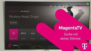 Einfach Suchen mit Sprachbefehlen auf MagentaTV | Anleitung & Beispiele