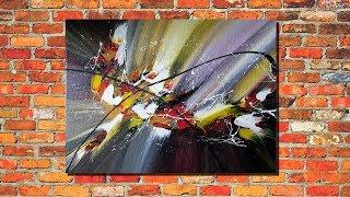 Abstract Acrylic Painting | Another Oliver Maass-Inspired Piece | Beginner