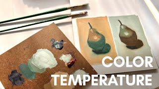 Transform your paintings with color temperature | Color theory tutorial