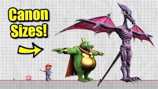 What If Everyone in Smash Bros. Ultimate Had Their Canon Height?