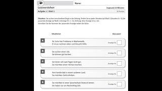 ÖSD A1 #29 │ LESEN │ READING TASK │GERMAN ÖSD A1 EXAM