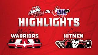 Moose Jaw Warriors at Calgary Hitmen 12/01 | WHL Highlights 2024-25