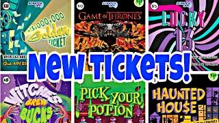 NEW PA LOTTERY HALLOWEEN & GAME OF THRONES SCRATCH OFF TICKETS! ##scratchers #scratchofftickets