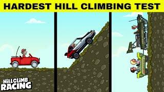 Hill Climb Racing : Best "Hill Climbing" Vehicle  || All Vehicle Climbing Test || Karthik HCR 2 