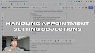 How to Book Sales Calls: Appointment Setting Objections