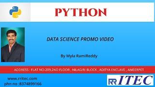 Data Science Training with Live Projects in Hyderabad| Machine Learning | NLP | Deep Learning|RRitec