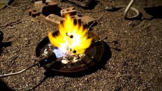 Pot metal melting