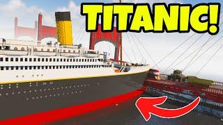 Ships VS FLOODED Bridge Realistic Destruction Simulator! - Teardown Gameplay