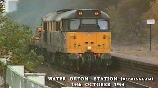 BR in the 1990s Water Orton Station (Birmingham) on 19th October 1994