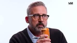 steve carell tries irn bru (dinner party)