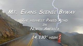 Highest Paved Road in North America, Mt. Evans Scenic Byway: Colorado Motorcycle Trip: