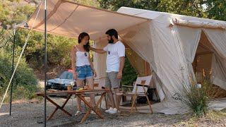 FORBIDDEN CAMPING EXPERIENCE BY THE SEA! FOREST OFFICIALS MADE OUR TENT REMOVED!