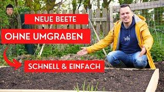 Gemüsebeete ohne Umgraben - schnell & einfach direkt bepflanzen