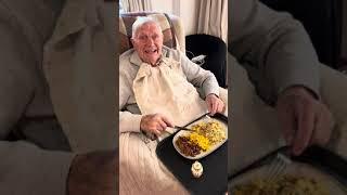 British Grandad has American dinner