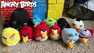 Angry birds plush unboxing ( 11 plushies!!! )