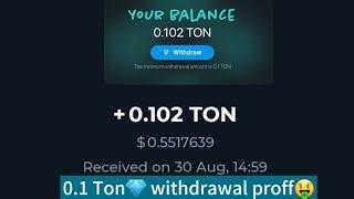 Ably Bot 0.1Ton withdrawal proff     |      Telegram Ton Bot