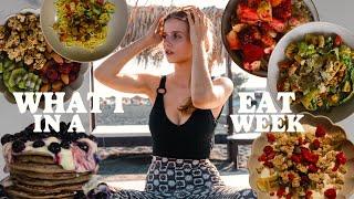 WHAT I EAT IN A WEEK as a *vegan* clinical nutritionist / simple, intuitive /