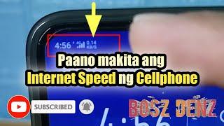 Paano makita ang Internet Speed ng Cellphone "Tips and Tutorial"