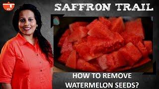 Saffron Trail Kitchen: How to Remove Watermelon Seeds