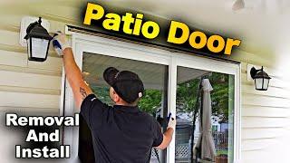 How To Remove And Install A Patio Door - QUICK AND EASY! Step-By-Step Tutorial