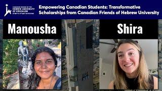 Empowering Canadian Students: Transformative Scholarships from Canadian Friends of Hebrew University