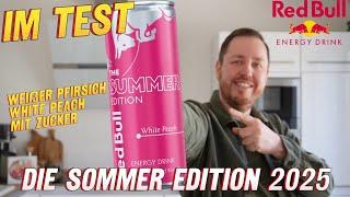 Red Bull: Summer Edition 2025 white peach / White Peach (with sugar) in the test #redbullenergydrink