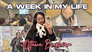 Week In The Life of A Pre-Med Student | uOttawa Biopharm