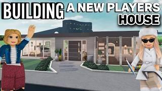 BUILDING A NEW BLOXBURG PLAYER their first HOUSE